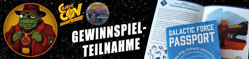 Gewinnspielteilnahme Schnitzeljagd "GALACTIC FORCE RESCUE MISSION"